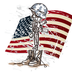 Free SVG American Soldier