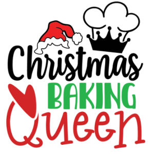 Christmas Baking Queen Free SVG File