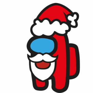 Free Among Us Santa SVG