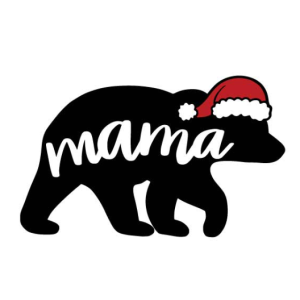 Free Christmas Mama Bear SVG