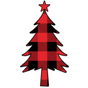 Free Christmas Tree Buffalo Plaid SVG