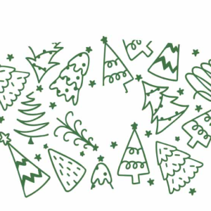 Free Christmas Trees Starbucks Wrap SVG
