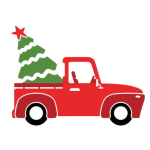 Free Christmas Truck SVG