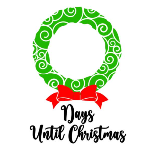 Free Days Until Christmas SVG