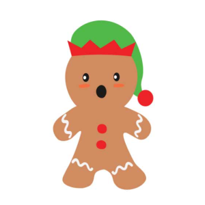 Free Gingerbread Elf SVG