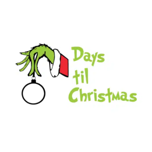 Free Grinch Days Until Christmas 3 SVG