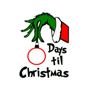 Free Grinch Days Uuntil Christmas SVG