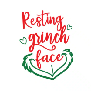 Free Resting Grinch Face 3 SVG