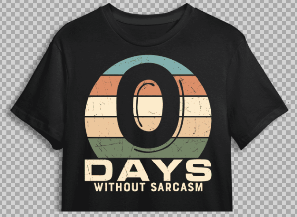 Free SVG 0 Days Without Sarcasm Quetos