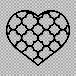 Free SVG Abstract Heart