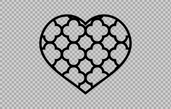 Free SVG Abstract Heart