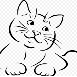 Free SVG Animal Cat Sketch Kitten
