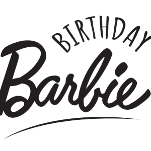 Free SVG Barbie Birthday