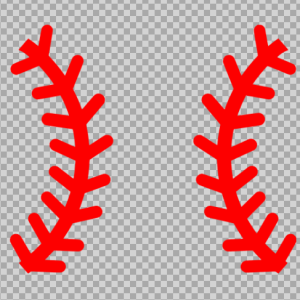 Free SVG Baseball Stitches