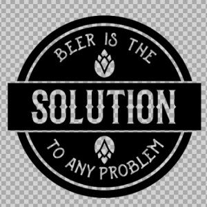 Free SVG Beer Is The Solution To Any Problem Quetos