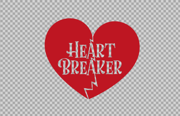 Free SVG Broken Heart