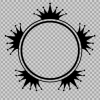 Free SVG Circle Crown Monogram
