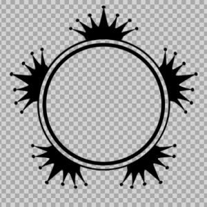 Free SVG Circle Crown Monogram