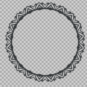 Free SVG Circle Frame Decorative file