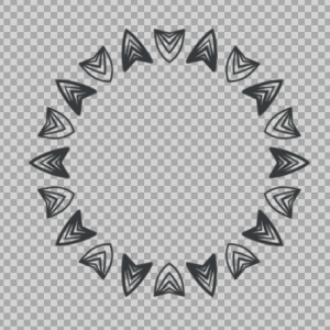 Free SVG Circle Frame Monogram