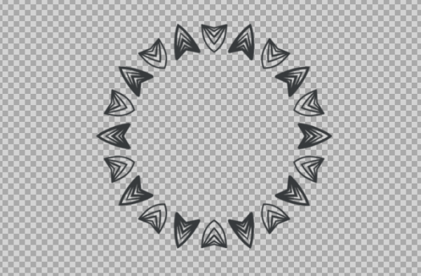Free SVG Circle Frame Monogram