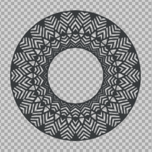 Free SVG Circle Monogram Frame