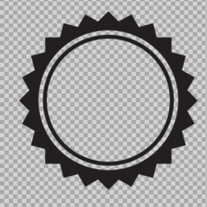 Free SVG Circle Monogram Frame Decorative