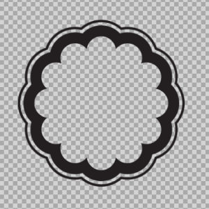 Free SVG Circle Monogram Frame File