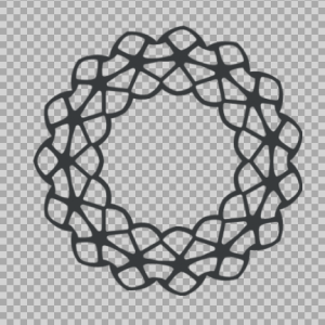Free SVG Circle Monogram Frames