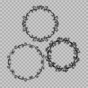 Free SVG Circle Monogram Frames Bundle