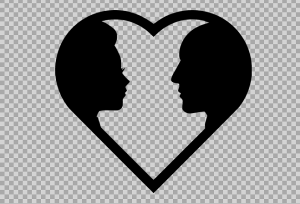 Free SVG Couple Heart, Custom Name Frame