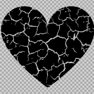 Free SVG Cracked Heart Shape