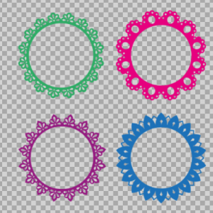 Free SVG Decorative Circle Frame Bundle