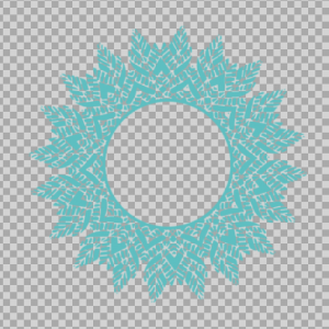 Free SVG Decorative Circle Monogram