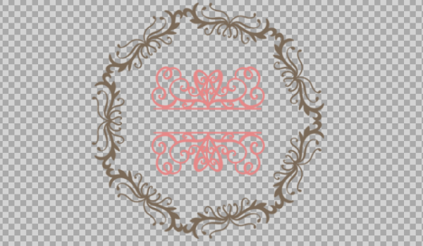 Free SVG Decorative Floral Circle