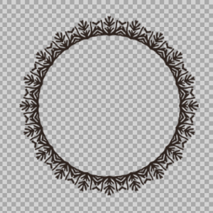 Free SVG Decorative Monogram Frame