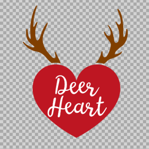 Free SVG Deer Heart