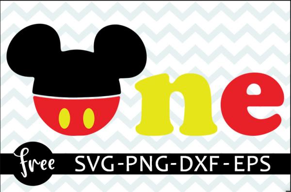 Free SVG Disney First Birthday
