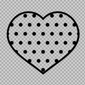 Free SVG Dotted Heart