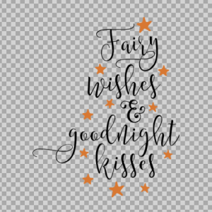 Free SVG Fairy Wishes And Goodnight Kisses Quetos