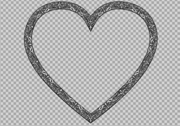 Free SVG Fancy Vintage Heart