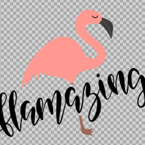 Free SVG Flamazing Flamingo Quetos