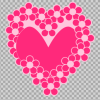Free SVG Floral Heart