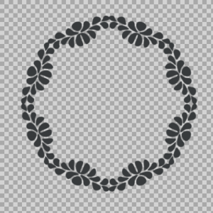 Free SVG Flourish Decorative Circle Monogram