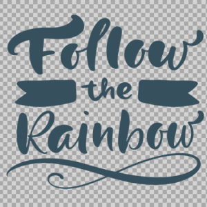 Free SVG Follow The Rainbow Baby Boho Quetos