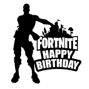 Free SVG Fortnite Happy Birthday