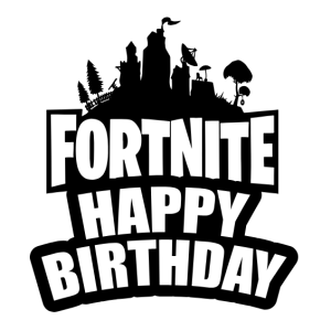 Free SVG Fortnite Happy Birthday