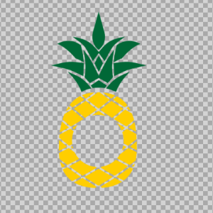 Free SVG Fruit Monogram Frame