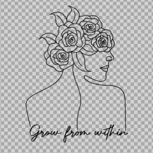 Free SVG Grow From Within Boho Design