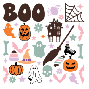 Free SVG Halloween Clipart Image Bundle, Halloween Decor